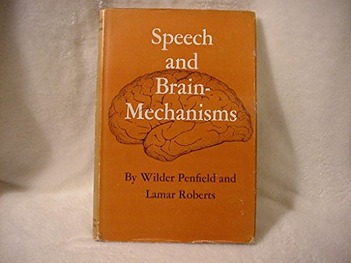 9780691080390: Speech and Brain Mechanisms