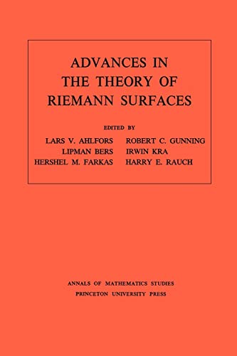 Imagen de archivo de Advances in the Theory of Riemann Surfaces. (AM-66), Volume 66 a la venta por Better World Books Ltd