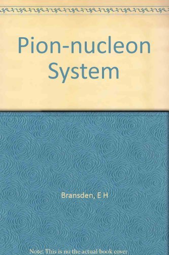 Imagen de archivo de The Pion-Nucleon System a la venta por BookDepart