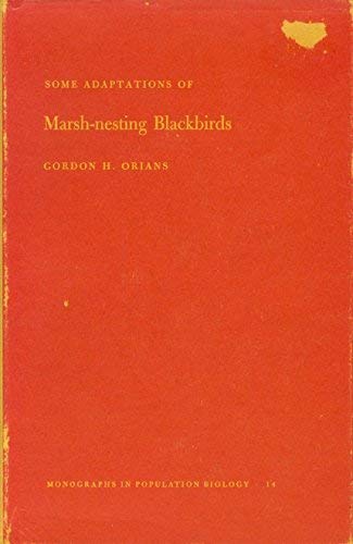 Imagen de archivo de Some Adaptations of Marsh-Nesting Blackbirds a la venta por Z & Z Books