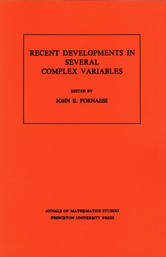 9780691082851: Recent Developments in Several Complex Variables