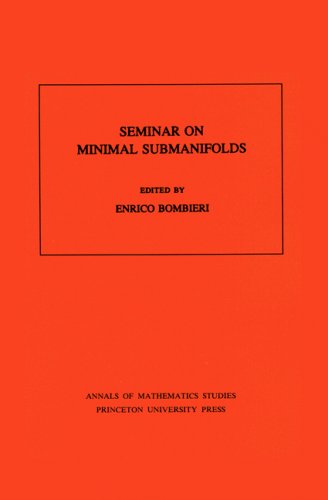 9780691083247: Seminar on Minimal Submanifolds