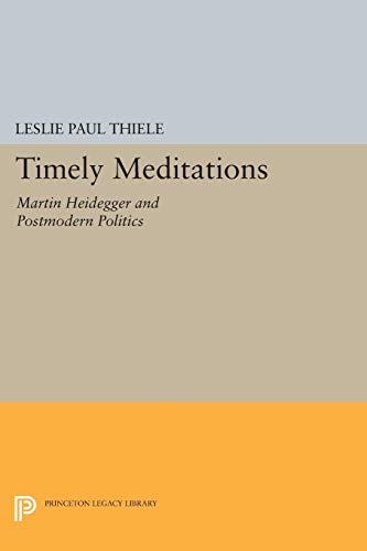 Beispielbild fr Timely Meditations: Martin Heidegger and Postmodern Politics zum Verkauf von Alphaville Books, Inc.