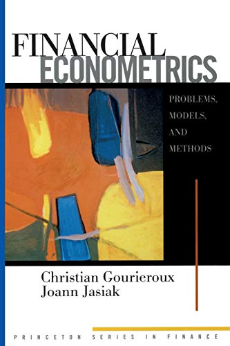 9780691088723: Financial Econometrics: Problems, Models, and Methods