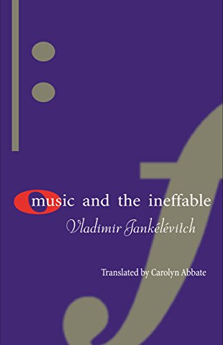 9780691090474: Music And The Ineffable