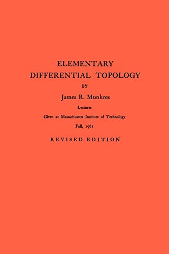 9780691090931: Elementary Differential Topology. (AM-54) (Annals of Mathematics Studies): Lectures Given at Massachusetts Institute of Technology Fall, 1961 (Annals of Mathematics Studies, 54)