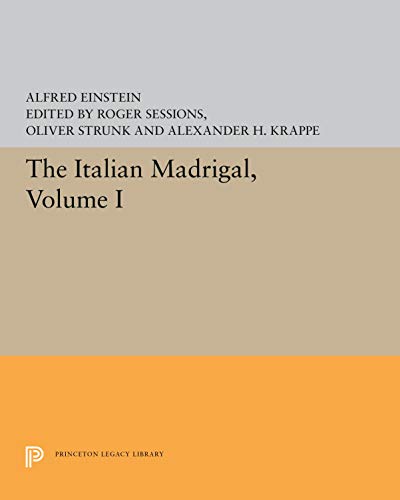The Italian Madrigal (3 Volumes Set) (9780691091129) by Alfred Einstein