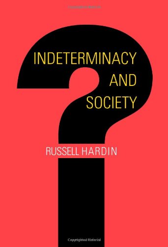 Imagen de archivo de Indeterminacy and Society a la venta por Better World Books