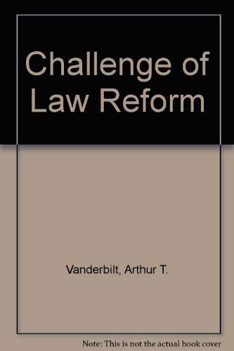 Stock image for Challenge of Law Reform for sale by Better World Books: West