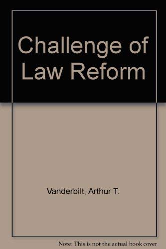 Stock image for Challenge of Law Reform for sale by Better World Books