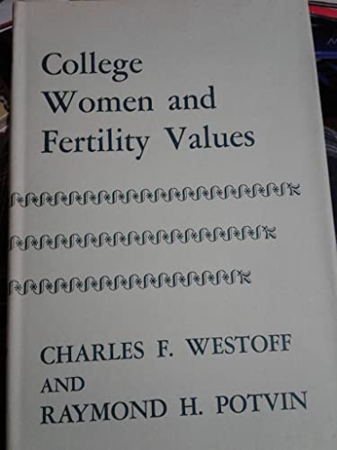 Beispielbild fr College Women and Fertility Values zum Verkauf von Better World Books