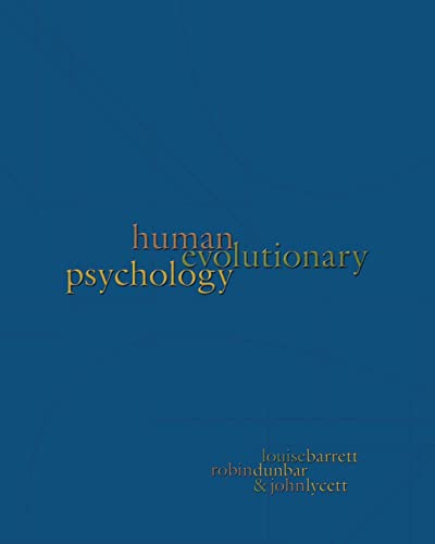 Imagen de archivo de Human Evolutionary Psychology a la venta por BooksRun