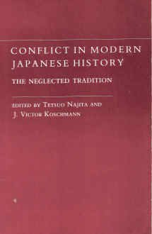 Imagen de archivo de Conflict in Modern Japanese History: The Neglected Tradition a la venta por Wonder Book