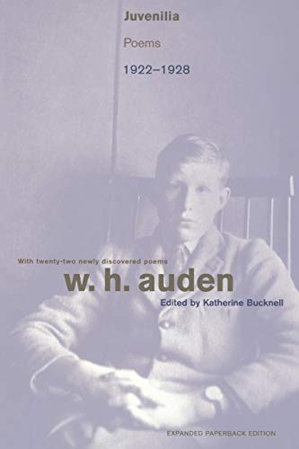 9780691102818: Juvenilia: Poems, 1922-1928 - Expanded Paperback Edition (W.H. Auden: Critical Editions, 5)