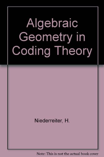9780691102894: Algebraic Geometry in Coding Theory