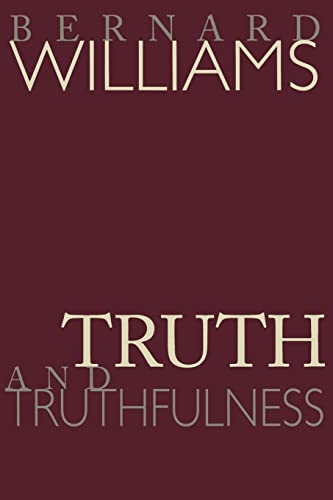 Beispielbild fr Truth &amp; Truthfulness zum Verkauf von Blackwell's