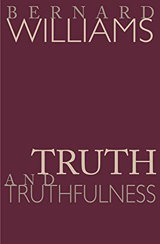 Imagen de archivo de Truth &amp; Truthfulness a la venta por Blackwell's