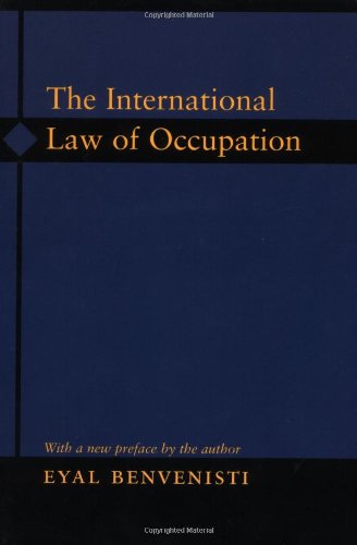 Stock image for The International Law of Occupation for sale by Organic Books