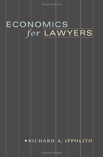 9780691121772: Economics For Lawyers