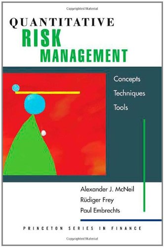 Imagen de archivo de Quantitative Risk Management : Concepts, Techniques, and Tools a la venta por Better World Books