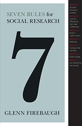 9780691125466: Seven Rules for Social Research