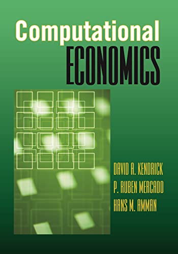 Stock image for Computational Economics for sale by SecondSale