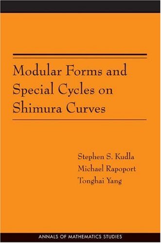 Beispielbild fr Modular Forms and Special Cycles on Shimura Curves. (AM-161) (Annals of Mathematics Studies) zum Verkauf von Bookmonger.Ltd
