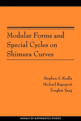 Beispielbild fr Modular Forms and Special Cycles on Shimura Curves. (Annals of Mathematics Studies, 161) zum Verkauf von Michener & Rutledge Booksellers, Inc.