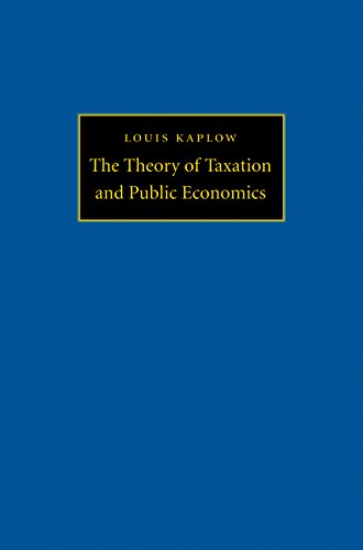 Stock image for The Theory of Taxation and Public Economics for sale by Labyrinth Books