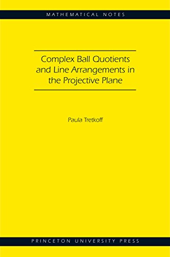9780691144771: Complex Ball Quotients and Line Arrangements in the Projective Plane:: 51 (Mathematical Notes)