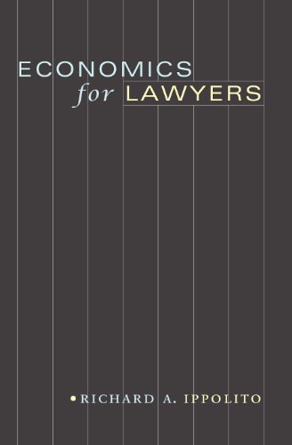Beispielbild fr Economics for Lawyers zum Verkauf von Blackwell's