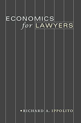 Stock image for Economics for Lawyers for sale by Textbooks_Source
