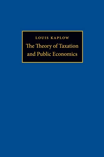 Imagen de archivo de The Theory of Taxation and Public Economics a la venta por HPB-Red