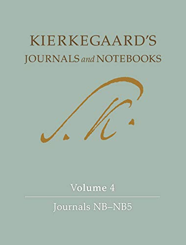 Imagen de archivo de Kierkegaard's Journals and Notebooks, Volume 4: Journals NB-NB5 (Kierkegaard's Journals and Notebooks, 5) a la venta por HPB-Red