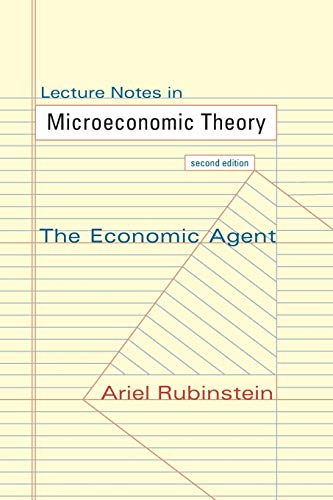 9780691154138: Lecture Notes in Microeconomic Theory – The Economic Agent