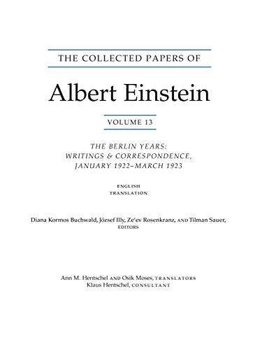 Stock image for The Collected Papers of Albert Einstein. English Translation Supplement for sale by Blackwell's