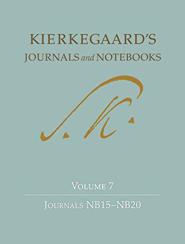 Stock image for Kierkegaard's Journals and Notebooks, Volume 7: Journals NB15-NB20 for sale by Daedalus Books