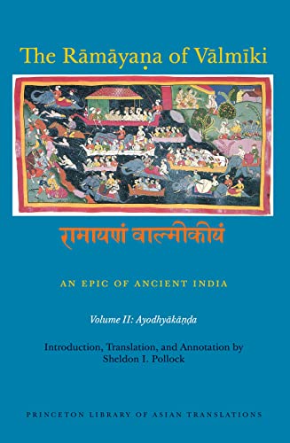 Beispielbild fr The Ramayana of Valmiki Volume II. Ayodhyakanda zum Verkauf von Blackwell's