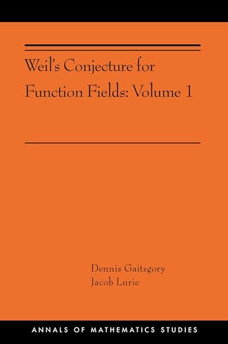 9780691182148: Weil's Conjecture for Function Fields (1): Volume I