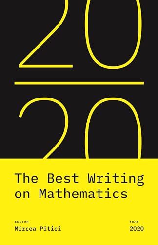 Imagen de archivo de The Best Writing on Mathematics 2020 a la venta por Books Puddle