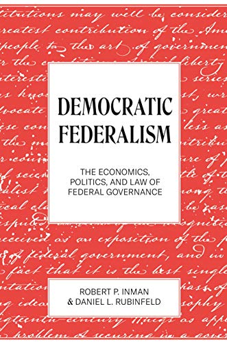 Stock image for Democratic Federalism for sale by Blackwell's