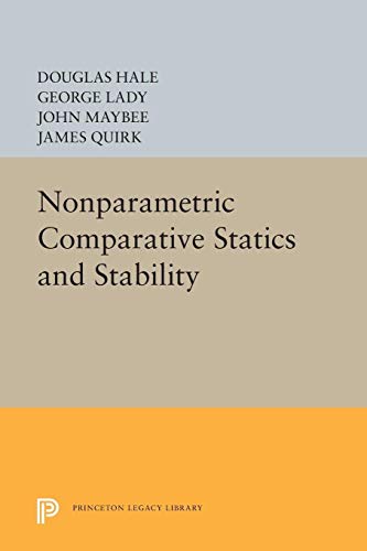 Imagen de archivo de Nonparametric Comparative Statics and Stability a la venta por Blackwell's