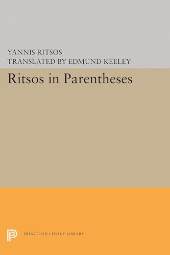 Stock image for Ritsos in Parentheses for sale by Blackwell's