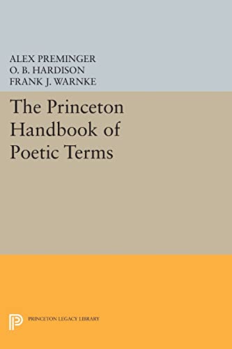 Beispielbild fr The Princeton Handbook of Poetic Terms zum Verkauf von Blackwell's
