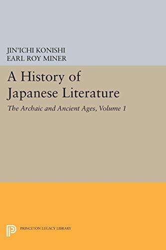 Stock image for A History of Japanese Literature, Volume 1 for sale by Blackwell's