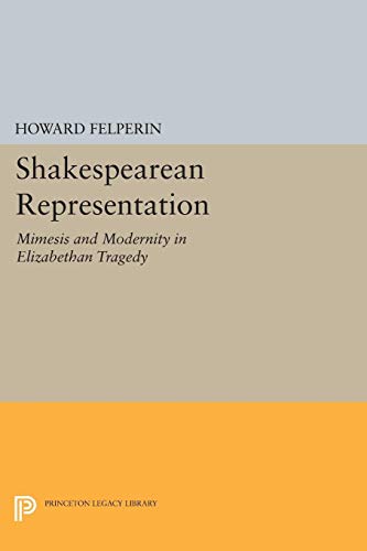 Stock image for Shakespearean Representation for sale by Blackwell's