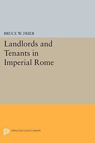 Imagen de archivo de Landlords and Tenants in Imperial Rome a la venta por PBShop.store US