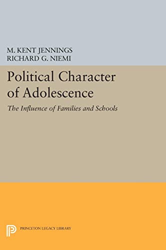 Beispielbild fr Political Character of Adolescence   The Influence of Families and Schools zum Verkauf von Revaluation Books