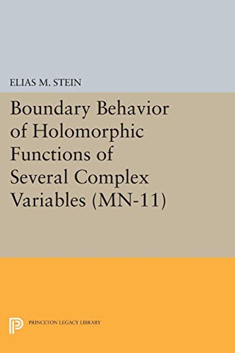 Beispielbild fr Boundary Behavior of Holomorphic Functions of Several Complex Variables zum Verkauf von Blackwell's