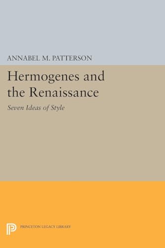 Beispielbild fr Hermogenes and the Renaissance zum Verkauf von Blackwell's